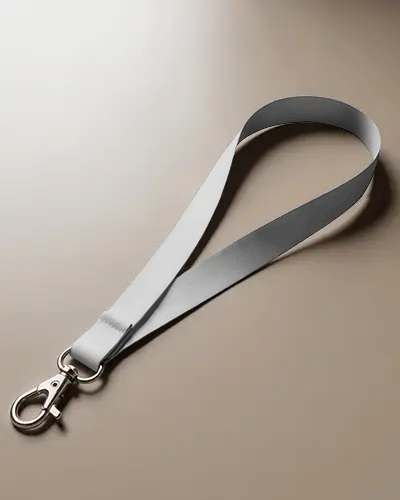Premium Lanyard Mockup With Detachable Clip Ideal For Promotional And Business Use
