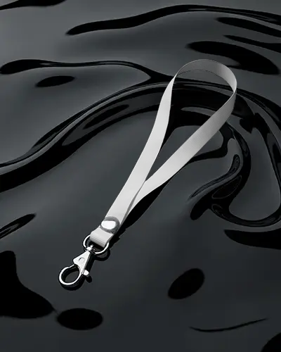 Premium Quality Lanyard Mockup With Strong Metal Clip For Daily Use And Conference Access