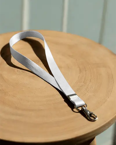 Premium Durable Lanyard Mockup With Metal Clip For Id Badges And Access Cards Use