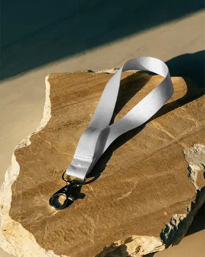 High Quality Lanyard Mockup With Clip For Id Badge Holder And Easy Access Employee Pass