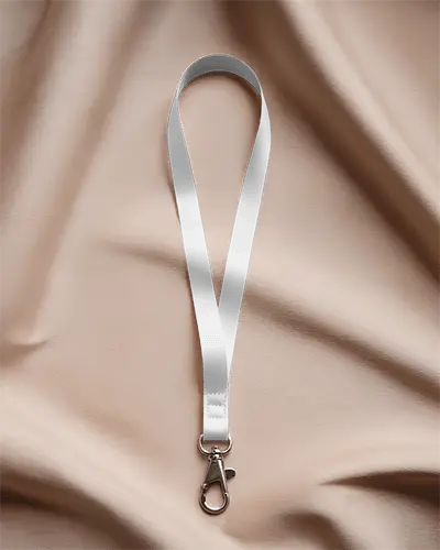 Sleek Minimalist Lanyard With Metal Clip For Conferences And Event Badge Holders 082