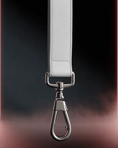 Sleek Metal Clip Lanyard Mockup For Custom Keychains And Badge Holders High Quality Accessory
