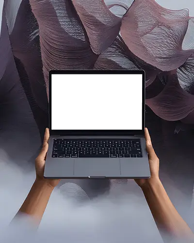 hands-holding-macbook-pro-m1-mockup-with-abstract-wavy-backdrop-and-soft-cloudy-mist