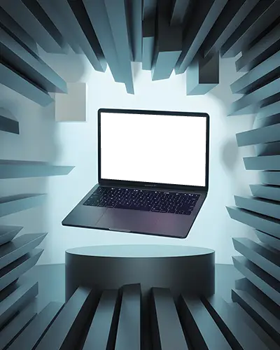floating-m1-air-macbook-mockup-in-abstract-architectural-light-room-setup