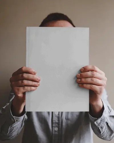 Professional Magazine Mockup Clean Cover Showcase In Warm Toned Indoor Environment