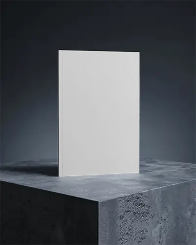 Dramatic Studio Magazine Mockup Minimal Cover Design On Dark Stone Podium Under Moody Lighting Clean And Modern Presentation 0160