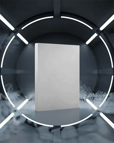 Modern Studio Lit Environment Closed Magazine Mockup With Dynamic Lighting Effects 0179