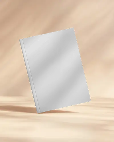 Magazine Mockup With Soft Focus Background And Gentle Shadows 0182