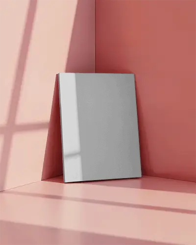 Sleek Minimalist Hardcover Magazine Mockup In Modern Ambient Setting For Design Showcase