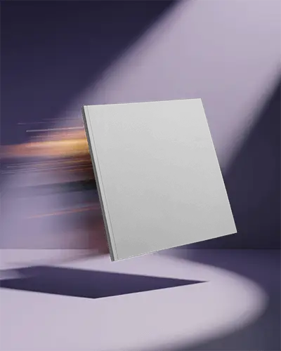 Sleek Square Magazine Mockup Showcasing Minimalist Design In A Dynamic Floating Pose 0336