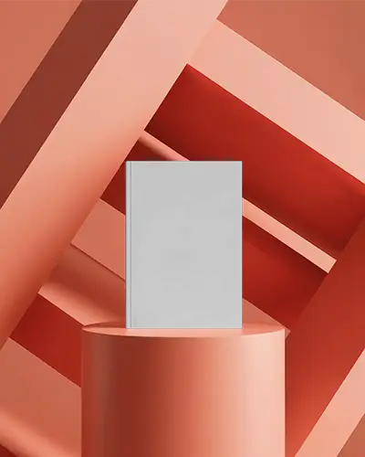 magazine-mockup-on-red-geometric-stage-with-bold-diagonal-light-and-shadow