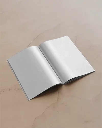 open-magazine-mockup-flat-lay-on-textured-background-for-advertising-and-branding-display