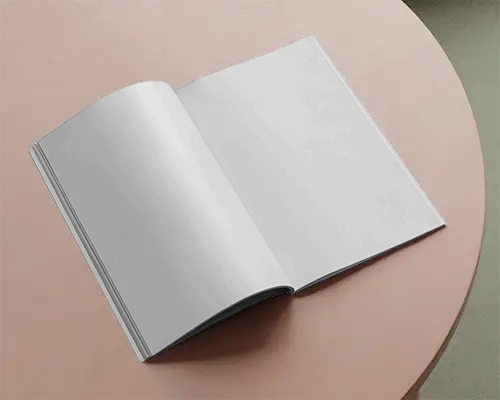 open-magazine-mockup-on-round-table-with-clean-layout-and-soft-lighting-in-minimal-modern-style