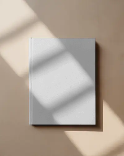Sleek Modern Magazine Mockup Showcasing Cover With Stylish Shadow Effect