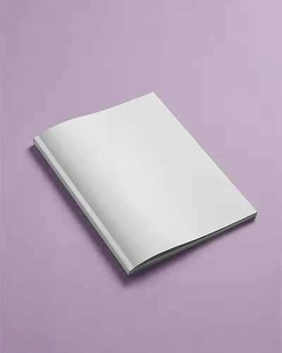 Sleek Minimalistic Magazine Mockup For Promotional And Advertising Purposes In Digital Format