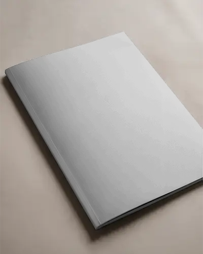 Sleek Hardcover Magazine Mockup Showcasing Clean Layout For Modern Publishing Presentations