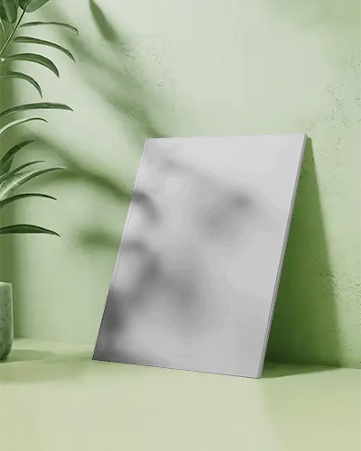 Modern Minimalistic Magazine Mockup On Natural Background For Clean Presentations