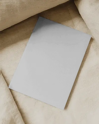 Blank Magazine Mockup On Soft Texture Background For Design Presentation Purposes