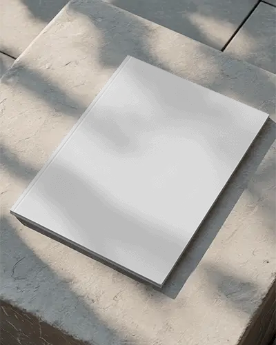 Hardcover Magazine Mockup For Presentation And Brand Marketing Design Portfolio