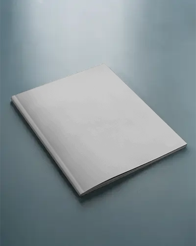 Hardcover Square Magazine Mockup For Professional Design Presentations And Brand Showcase