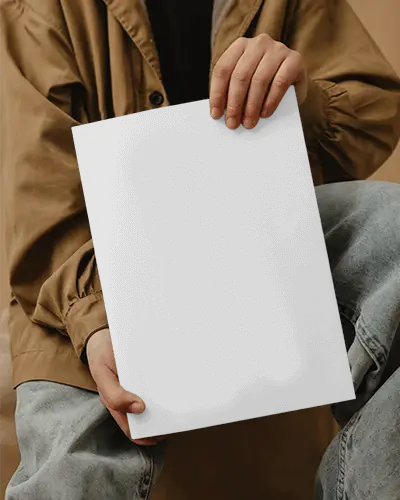 Person Holding Magazine Mockup For Brand Promotion And Design Presentation