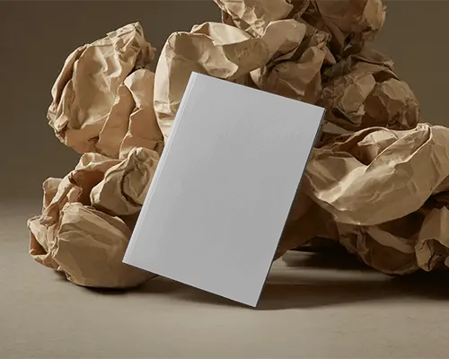 Modern Podium Magazine Mockup On Layered Pastel Platform With Bold Color Block Background