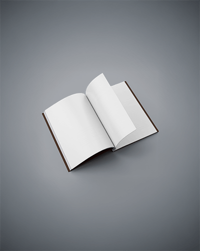 Open Spread Magazine Mockup Simple Layout On Neutral Background