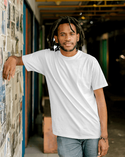 Man Tshirt Mockup In Gallery