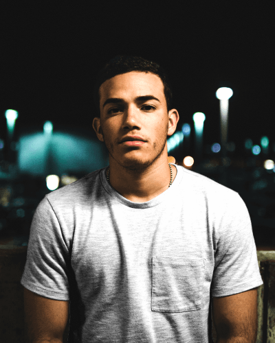 Man Tshirt Mockup With Pocket