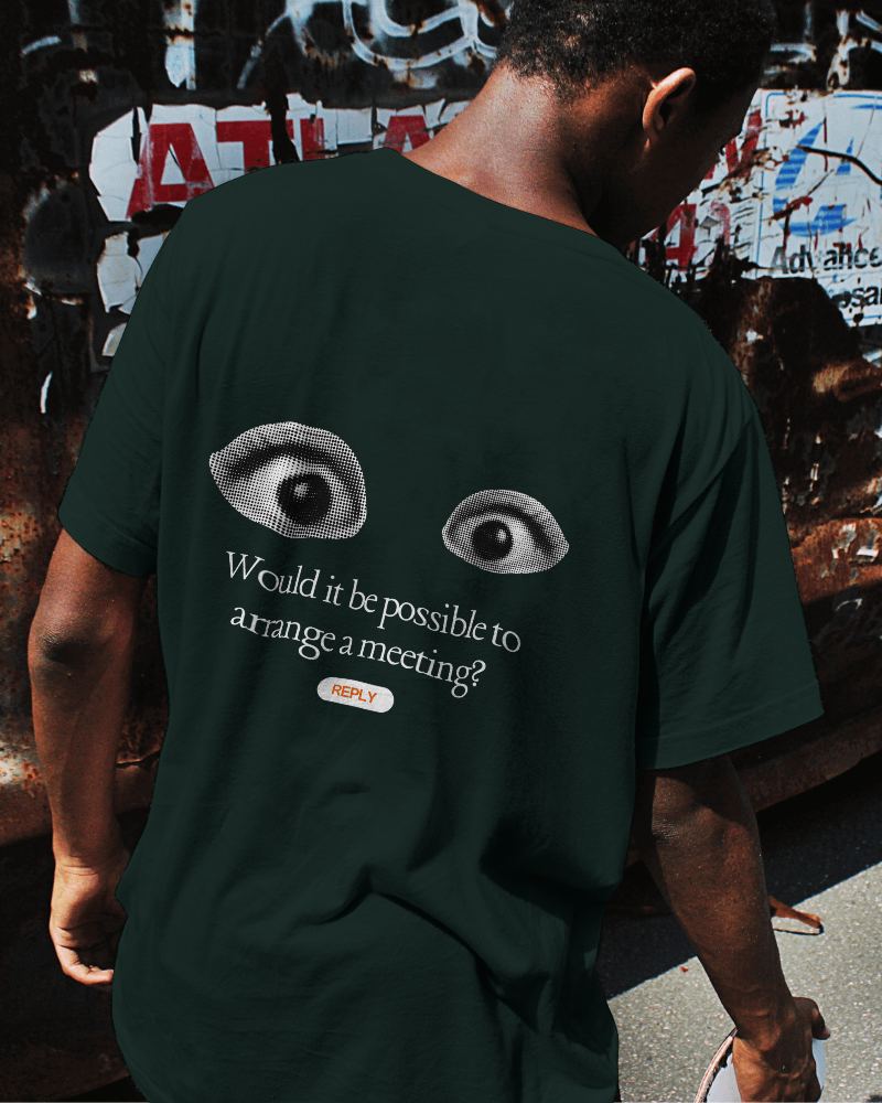 African Man Tshirt Mockup Oversized