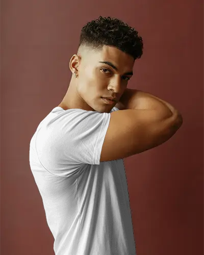 High End Luxury T Shirt Mockup Structured Slim Fit With Discreet Brand Embroidery Clean White On Mannequin