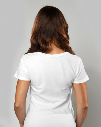 Female Back View Tshirt Mockup