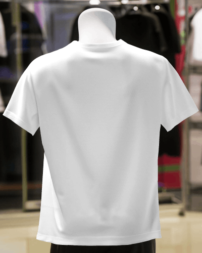 Back View Tshirt Mockup On A Headless Mannequin