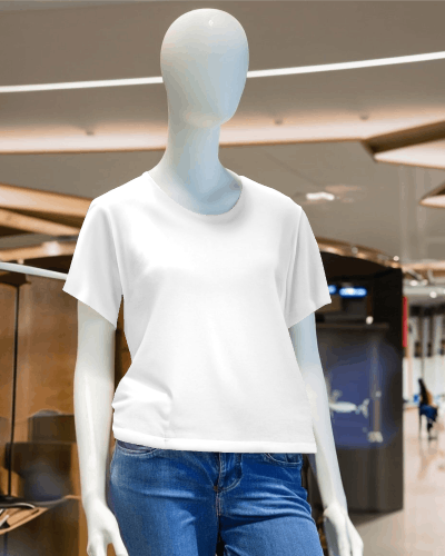 Tshirt On A Female Mannequin