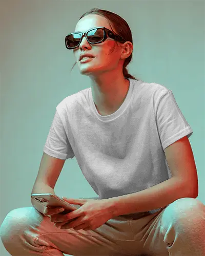 Trendy Relaxed Tshirt Mockup For Women Stylish Basics For Everyday Wear And Outings