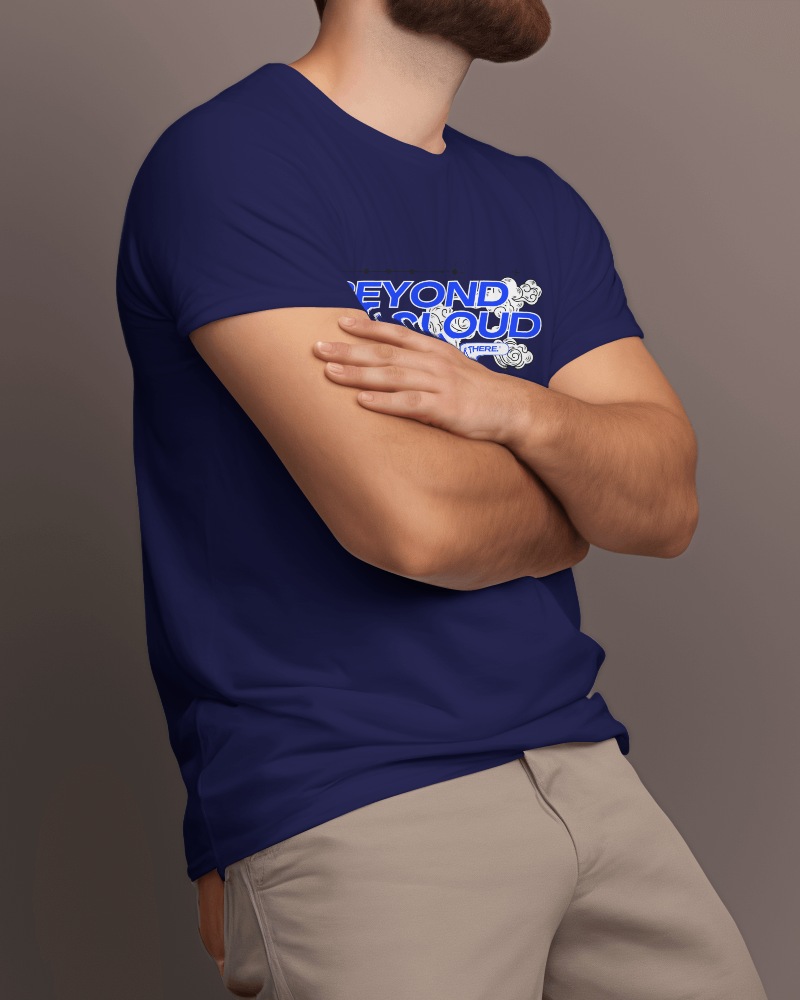 Male Model Wearing Tshirt In A Studio Pose6