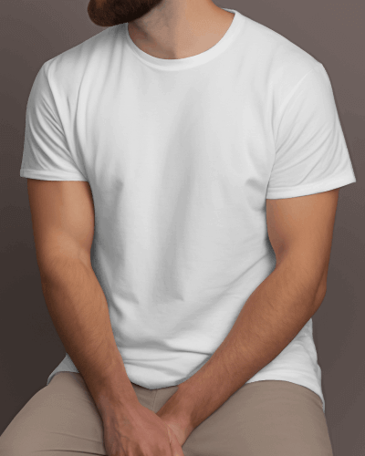 Male Model Wearing Tshirt In A Studio Pose5