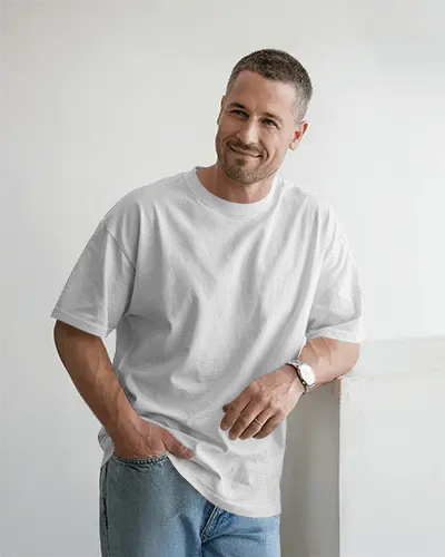 Relaxed Fit Basic Round Neck Mens Tshirt For Modern Streetwear Looks Everyday Style Apparel