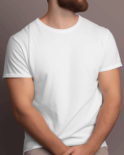 Male Model Wearing Tshirt In A Studio Pose4