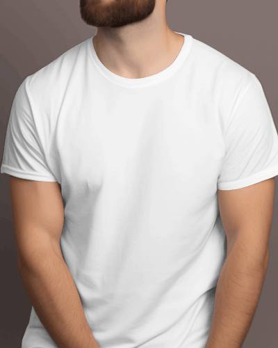 Male Model Wearing Tshirt In A Studio Pose2