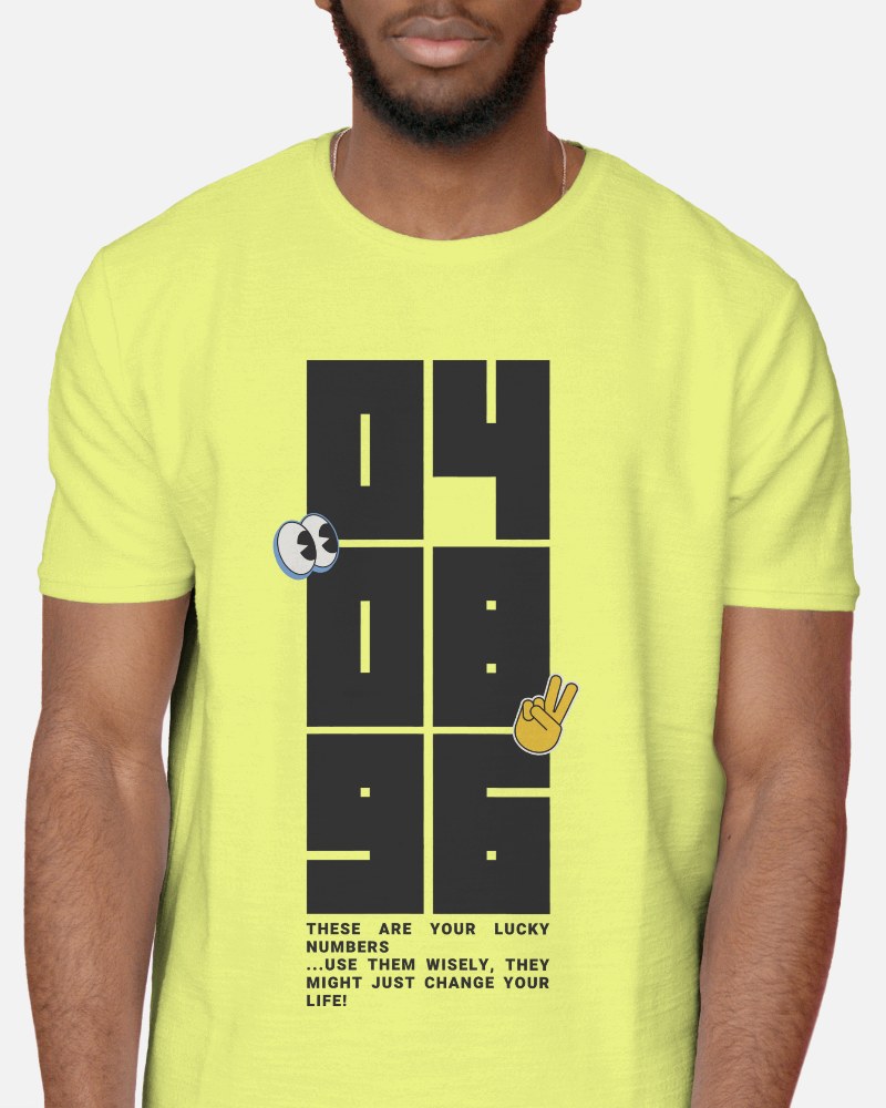 Man Tshirt Mockup Closeup With Plain Background