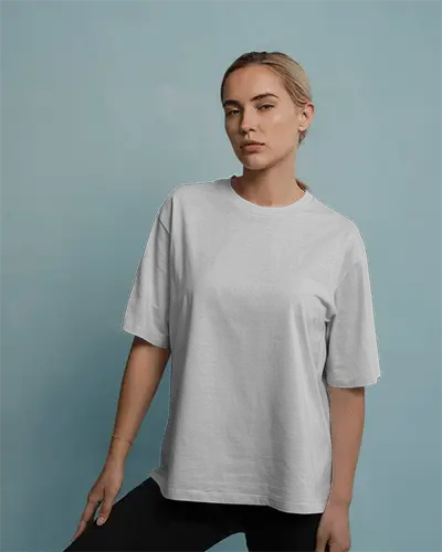 Chic Studio T Shirt Mockup Modern Look In Minimal Aesthetic Against Soft Blue Background