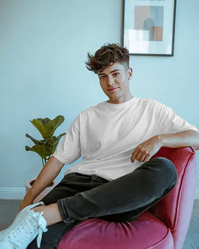 Casual Relaxed Fit Tshirt Mockup For Apparel Branding And Fashion Photography Ideas