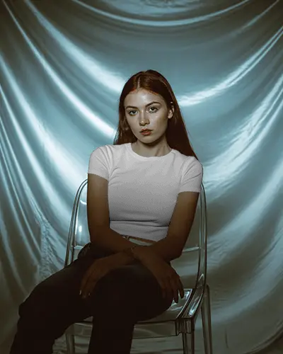 Trendy Womens Crop Tshirt Mockuop Made With Breathable Fabric Ideal For Layering Or Warm Weather