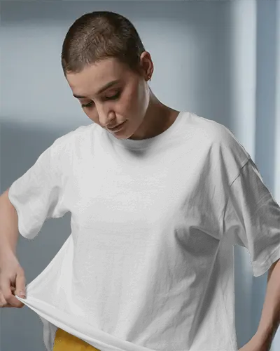 High Quality Comfortable Loose Fit Tshirt Mockup For Fashion Designers And Brands