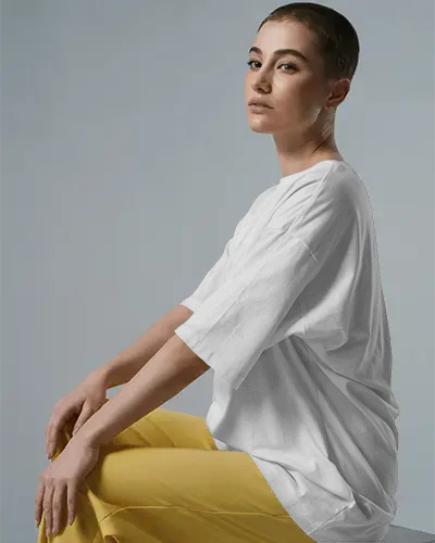 Relaxed Fit Comfortable Womens Casual Tshirt Mockup Perfect For Everyday Wear And Stylish Outfits