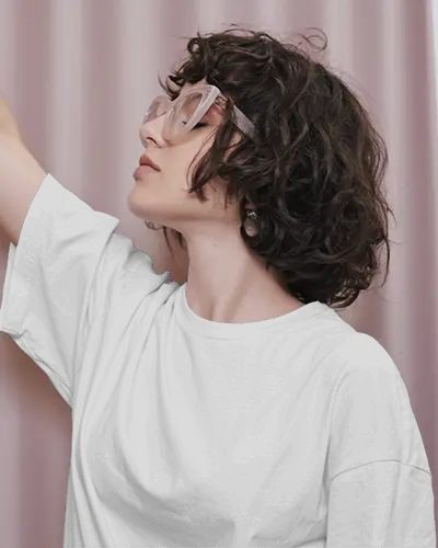 Stylish Relaxed Fit Basic Crewneck Tshirt Mockup For Casual Wear And Everyday Outfits Essentials