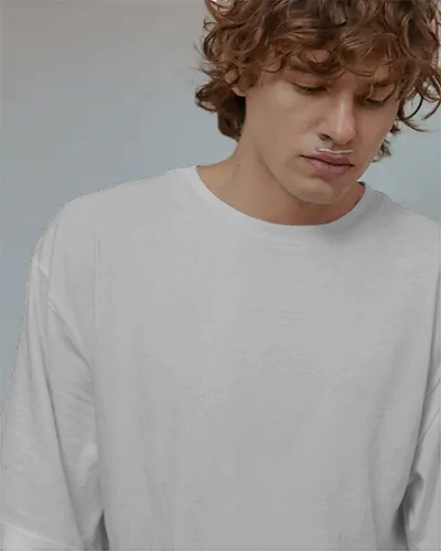 Comfortable Soft Fabric Basic Oversized Unisex Tshirt Mockup Ideal For Casual And Loungewear