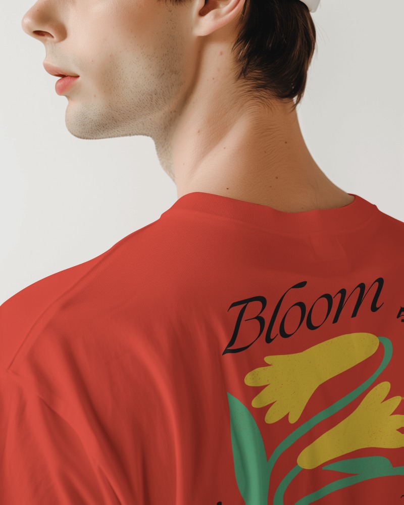 Slim Male Model Wearing Tshirt Mockup For Photoshoot Scene3