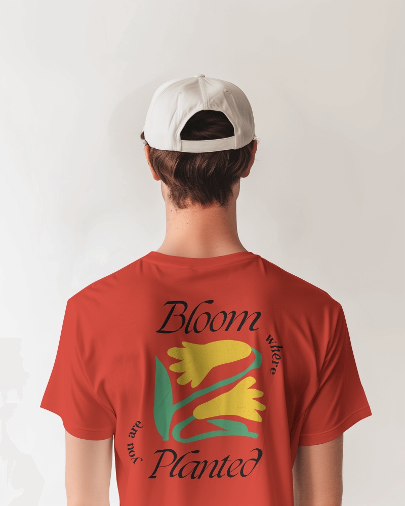 Slim Male Model Wearing Tshirt Mockup For Photoshoot Scene2